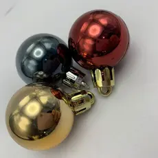 KIT BOLA DE NATAL LISA 3CM- KX9697