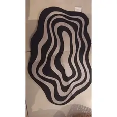 Tapete de Banheiro Diatomita Absorvente Antiderrapante Formato Irregular – Secagem Rápida para Porta, Vaso e Toalete