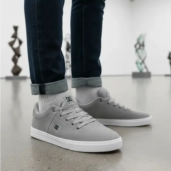 Tênis Tamanho Especial Masculino D-C Skatista Casual Street 34 ao 46