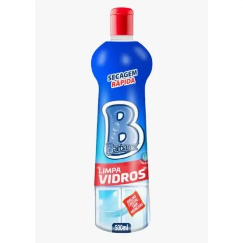 Limpa Vidro Da Brilho Sem Manchas Barbarex 500ml