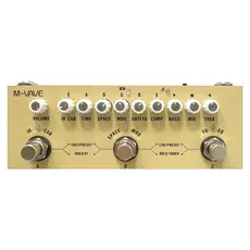 M-vave Cube BABY AC Pedal de Efeitos Múltiplos Recarregável para Guitarra Acústica Gravação Interface Áudio Função Pedal