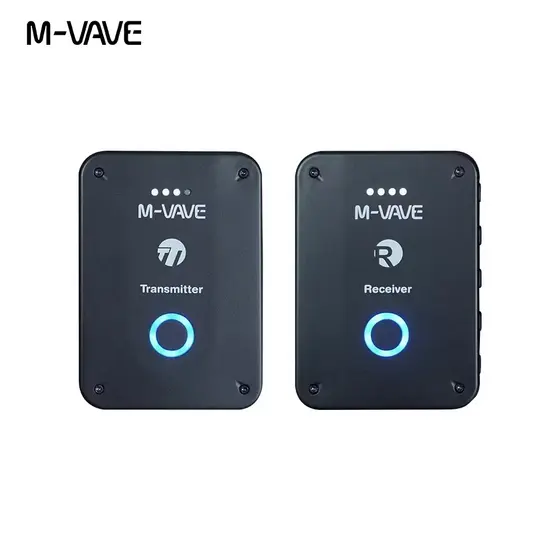 M-VAVE WP-9 Monitor de fone de ouvido sem fio 2.4G Receptor transmissor recarregável com suporte de volume Função