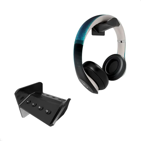 Suporte De Parede Fone Headset Headphone Fita Dupla Face