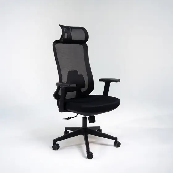 Cadeira de Escritório Ergonômica Stoel Flow Cofortável Reclinável Apoio Lombar e Apoio de Cabeça