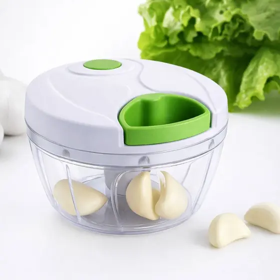 Processador Manual para  Alho Cebola de Cozinha Profissional Temperos Rápido Prático Resistente