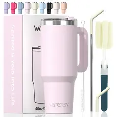 Garrafa Térmica 1182ml Aço Inoxidável com 2 Tapas Stanl-ey Copo de Água Portátil para Academia e Viagem