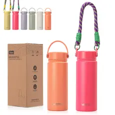 WATERSY 532ml garrafa de água gelada de aço inoxidável de qualidade copo de água desportivo