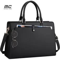 Bolsa de mão elegante para deslocamentos e bolsa transversal para laptop, maleta de negócios de grande capacidade para l