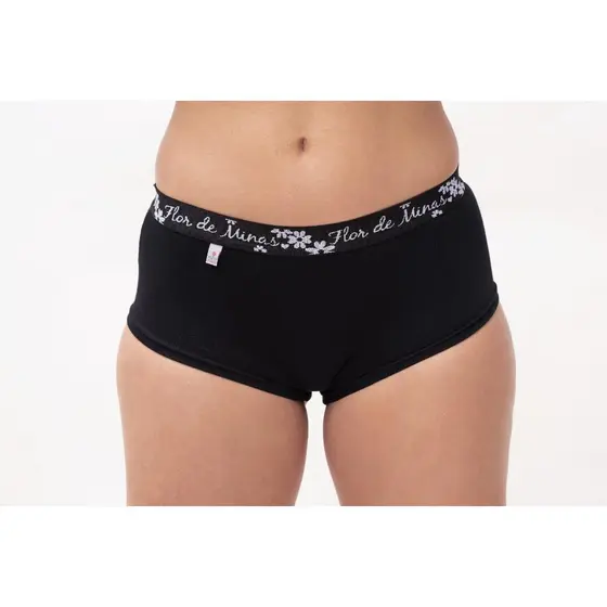 Calcinha Kit 6 ou 3 Peças Shortinho Box Feminino Boxer Cotton Short Liso