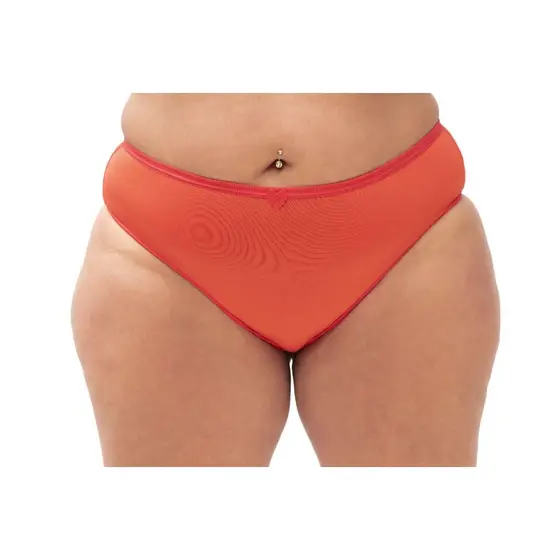 Calcinha Kit 6 ou 3 Peças Cós Alto Tangão em Cotton Calçola Feminina Lisa Plus