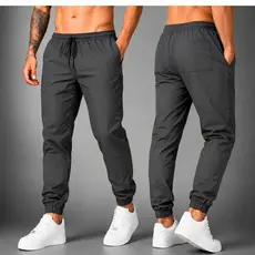 Calça Jogger Masculina Tactel Premium Casual Com Bolsos Leve Academia
