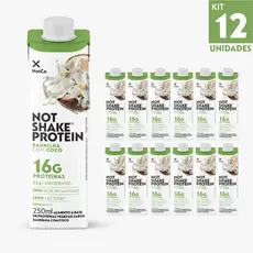Kit Bebida Proteica NotCo NotShake Protein 16g de Proteina Baunilha com Coco 250ml