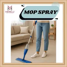 Mop Spray 360º Rodo Mágico Limpeza Rápida Com Reservatório 380ml Pisos Laminado Porcelanatos Madeira
