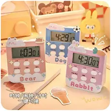 Timer Temporizador Cronometro Digital De Cozinha Mesa com Imã geladeira Números Grandes Conta Para Cima Ou Para Baixo