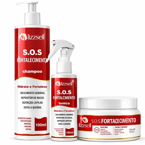 Kit SOS Fortalecimento Anti queda SOS Original Kit completo 3 passos