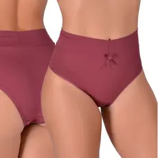 Kit Calcinha Cós Alto Aperta Barriga Reduz Medidas Com Forro 100% Algodão Calcinha Cintura Alta