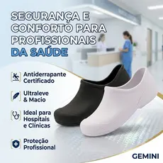 Sapato de Segurança EVA Antiderrapante Calçado para Cozinha Serviços Gerais Área da Saúde
