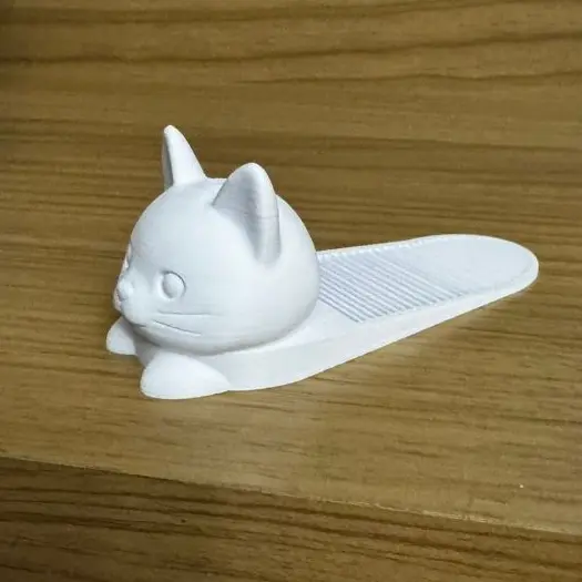 Gato de Porta Funcional E Decorativo 3D | Peso Anti-Vento | Presente Criativo