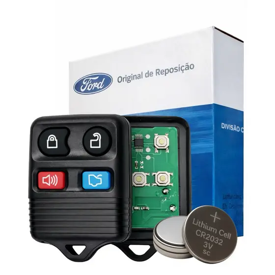 Controle Remoto P/ Alarme Original Ford Ka Fiesta 4 Botões
