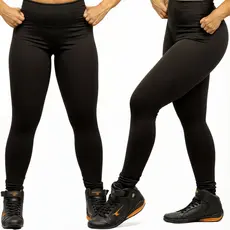 Calça Legging Academia Suplex Lisa Premium não Transparece - Preta (M)