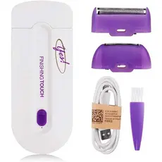 Depilador Elétrico Removedor de Pêlos - Roxo/Branco