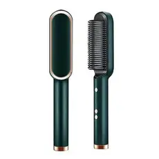 VERDE - Escova Alisadora Elétrica Bivolt