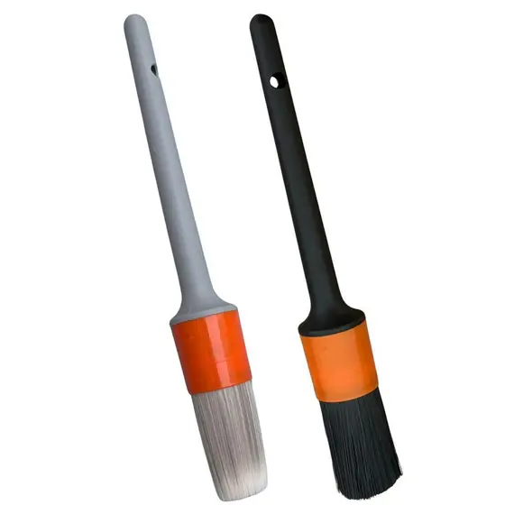 2 Pinceis Para Detalhamento Automotivo externo e interno
