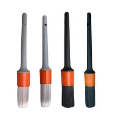 Kit De 4 pinceis Para Detalhamento Automotivo externo e interno
