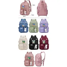Mochila Feminina Escolar Passeio Coreano Grande Capacidade Sem Chaveiro Impermeáve XB