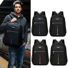 Mochila Masculina De Nylon de Alta Capacidade Estilo Casual Fashion Multiuso Viagens Escola Trabalho