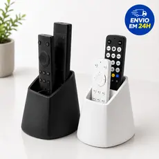Porta Controle Remoto Duplo 2 em 1 Minimalista - Organizador Suporte para TV, Dormitório, Sala, Quarto