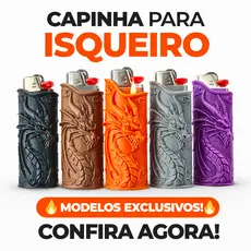 Capinha para Isqueiro BIC Dragão Capa Protetora Personalizada Geek Medieval Fantasy – Acessório Estiloso Exclusivo