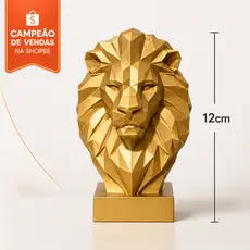 Leão Decorativo Luxo Escultura Moderna Minimalista – Estátua para Sala Escritório sofisticado