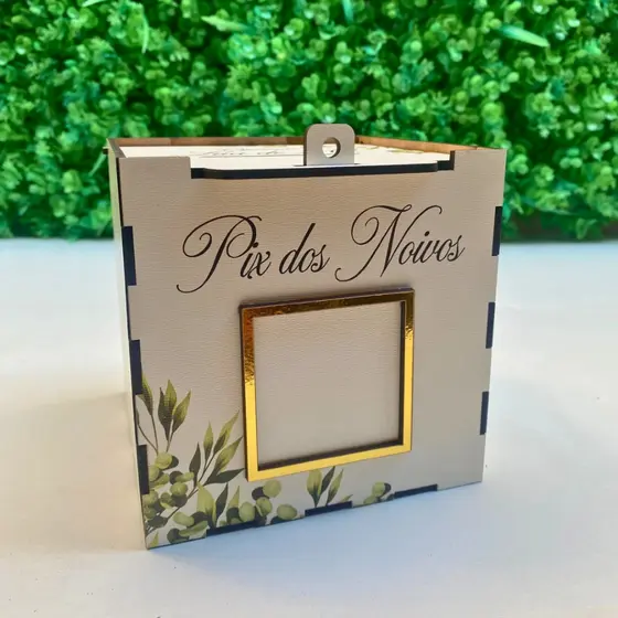 Caixa PIX Casamento – Operação Lua de Mel Verde Oliva