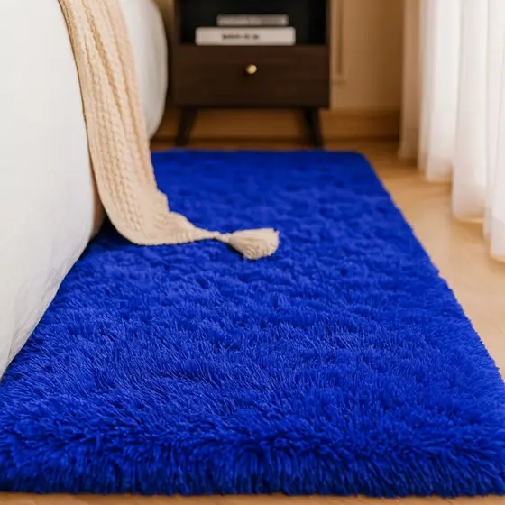Tapete Para Quarto Passadeira  Peluda  2,00 x 0,60 Metros Premium Luxo