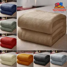 Manta Cobertor 2,00m x 1,8m Casal Microfibra Fleece Lisa
