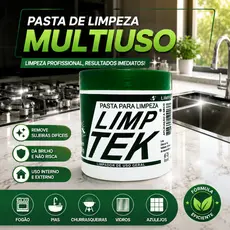 Limp Tek Limpeza Pesada – Pasta Multiuso para Cozinha, Panela, Inox e Gordura Difícil
