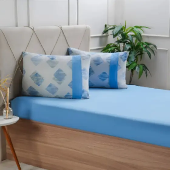 Jogo De Cama Em Malha Bella Cama Solteiro 2Pçs