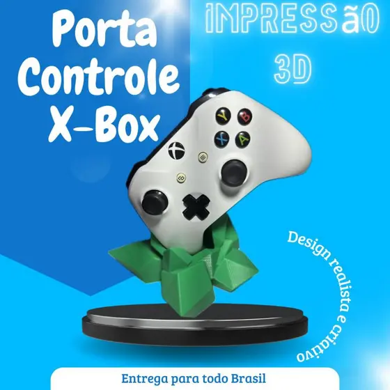 Suporte De Mesa Para Controle Xbox - CRYSTAL STAND/ Porta Controle Videogame/Gamer/ Nerd GEEK