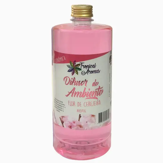 Refil Difusor de Ambiente Flor de Cerejeira 1L Tropical Aromas