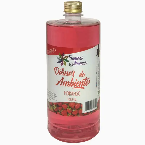 Refil Difusor de Ambiente Morango 1L Tropical Aromas