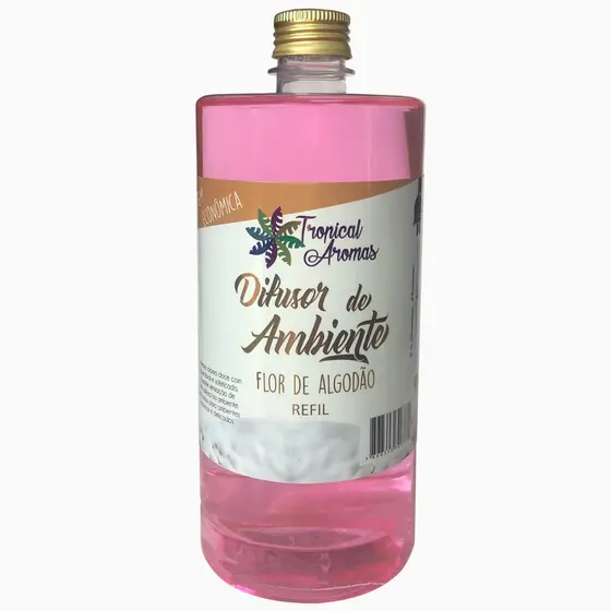 Refil Difusor de Ambiente Flor de Algodão 1L Tropical Aromas