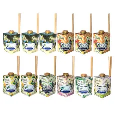 Kit Difusor de Ambiente Aromas Tropicais e Cítricos Pack 12 250ml Pureza Aromas