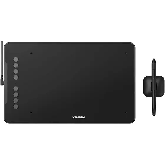 XPPen Deco 01 V3 Mesa Digitalizadora com 16384 Níveis de Pressão,8 Teclas de Atalho Compatível com Android Windows Linux