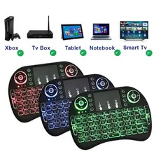 Mini Teclado Controle Sem Fio Para Smart Tv Tv Box Pc