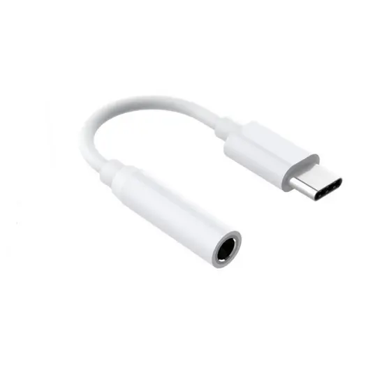 Cabo Adaptador Tipo-C-P2 Fone de Ouvido Universal Celular Smartphone Chip DAC