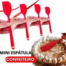 Mini Espátula Pão Duro Silicone Reta Raspador Confeitaria 21,5 cm