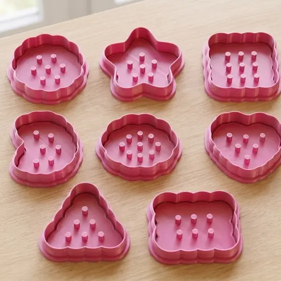 Cortador de Biscoito Tipo Maizena Antiga Moldes para Bolachas Caseiras e Massas Doces