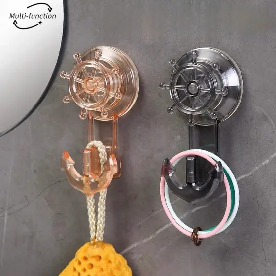 Kit 2 Gancho Adesivo De Parede Adesivo Forte Para Cozinha Banheiro Parede