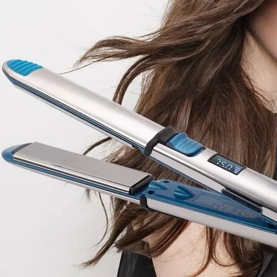Prancha Chapinha De Cabelo Super Nano Titanium PLUS Bivolt Prancha Profissional 465° F